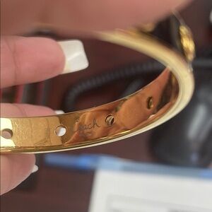 Coach Shiny Gold Bangle
